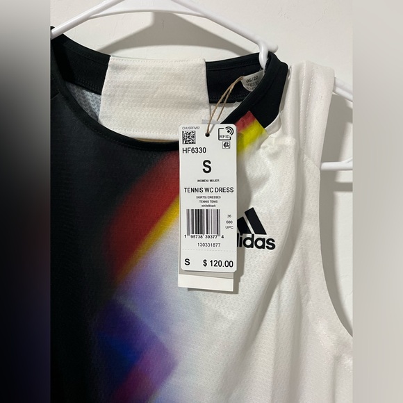 New $120 2 piece Adidas Women's World Cup Tennis Dress HF6330 Size S - Picture 5 of 8